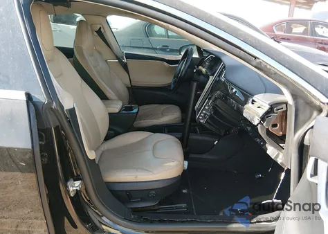 2014 Tesla Model S P85 z USA, uszkodzony, nr VIN 5YJSA1H15EFP52844